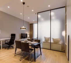 Апартаменты студия в Elite Apartments на проезде 1-й Красногвардейский 22с1