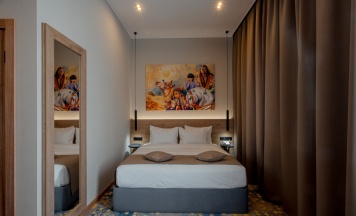 Двухместный номер Standard двуспальная кровать в Qazaq Hotel Premium