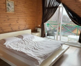 Двухместный номер Люкс с кроватью king-size и видом на озеро в Larch