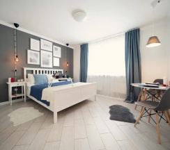 Апартаменты с красивым видом из окна в Апартаменты NEW Hygge House 15 минут от DME