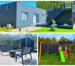 Апартаменты с 2 комнатами с красивым видом из окна в Можайское приморье