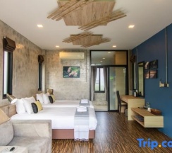 Двухместные апартаменты с видом на сад 2 отдельные кровати в Sangthong Resort