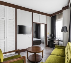 Двухместный люкс двуспальная кровать в Comfort Hotel LT - Rock 'n' Roll Vilnius