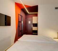 Одноместный номер Standard двуспальная кровать в MEININGER Hotel Leipzig Hauptbahnhof