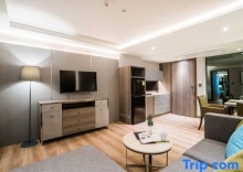 Двухместный люкс Executive c 1 комнатой 2 отдельные кровати в Отель Citrus Suites Sukhumvit 6 by Compass Hospitality