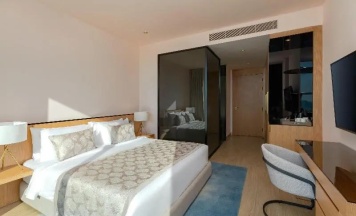 Двухместный номер Premium с красивым видом из окна двуспальная кровать в Voco Monaco Dubai