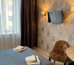 Номер комфорт с 1 двуспальной кроватью в Торопа