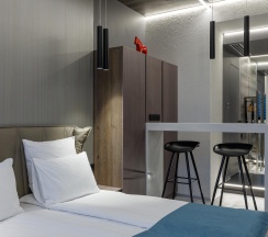1-комнатные апартаменты студия в Best point Moscow City (Бест поинт Москва Сити)