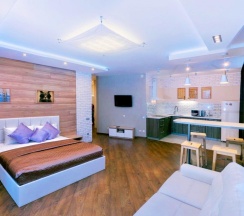 «Sky Apartment ЖК Манхэттен 16 этаж», Студия, Яковлева, 5, ID 74-057 в "ИннХоум Апартаменты"