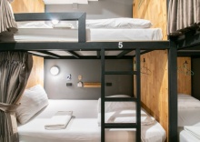 Кровать в общем номере в Timber Hostel