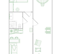 Сканди №13 "Воздух" (оснащение дома, стоимость купели и бани см. Подробнее) в Pavlove Village