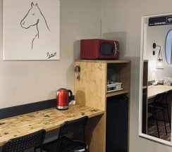 Двухместный полулюкс с видом на город (2 отдельные кровати) в Loft