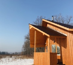 Дом Анны с сауной в доме, камином и проектором. 1-2 гостя. Побеги в Побеги