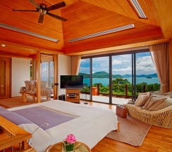 Вилла Residential с бассейном с 4 комнатами с видом на океан в Sri Panwa Phuket Luxury Pool Villa Hotel