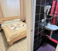 Номер стандарт с 1 двуспальной кроватью (цокольный этаж) в Kovensky