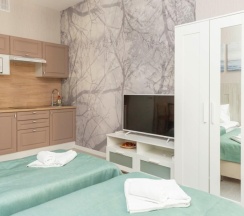 Номер -студио с панорамным балконом в Park in Pulkovo