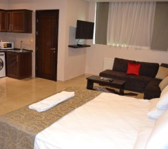 Двухместная студия двуспальная кровать в Panda Hotel Apartments
