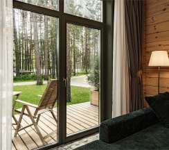 Номер Делюкс с двуспальной кроватью с видом на гору в Grand Chalet Altay