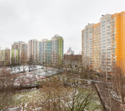 1-комнатные апартаменты студия с 1 двуспальной кроватью #449 в Комфорт Сити на проспекте Вернадского