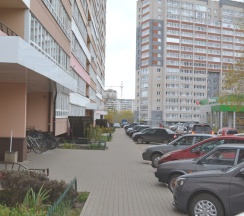 Апартаменты с балконом и с красивым видом из окна в Квартира Студия на 17 Этаже с Видом на Город