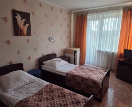 Двухместный номер эконом в блоке с общей ванной, с балконом в Патриот