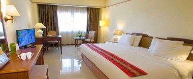 Двухместный номер Deluxe с видом на город 2 отдельные кровати в Mercure Chiang Mai