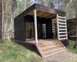 Четырёхместный семейный номер Standard с красивым видом из окна в Семинская поляна