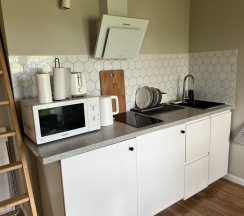 Домик синий в Домики в поле