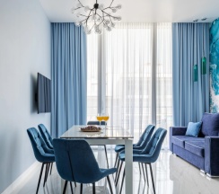 Апартаменты Premium с 2 комнатами с видом на море в Комплекс апартаментов "Apartments Premium" (второй корпус)