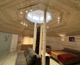 Семейный номер Comfort с красивым видом из окна в Саянский Марал Аршан