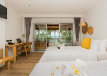 Двухместный номер Deluxe с видом на море двуспальная кровать в Princess Paradise Koh Phangan