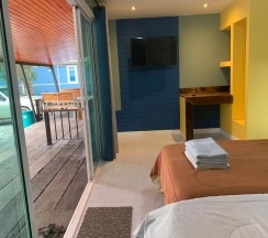 Двухместное бунгало двуспальная кровать в Rayonghouse Resort