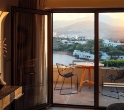 Двухместный номер Sunset с видом на море (двуспальная кровать) в Курорт Minos Palace Resort Adults Only