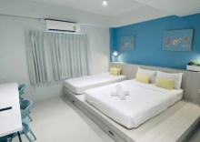 Двухместный семейный номер Deluxe двуспальная кровать в Me U Hostel Pattaya