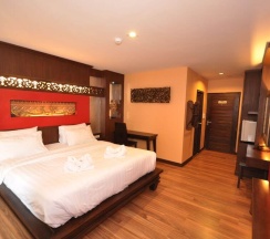 Номер Superior с красивым видом из окна в Chalelarn Hotel