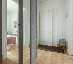 Стандарт с двумя спальнями и камином в Апартаменты IZBA