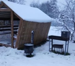 Коттедж с красивым видом из окна в Зеленый перевал