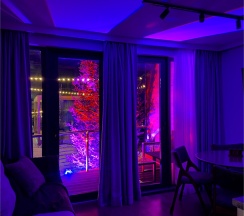 Дом «DOUBLE» с банным чаном на террасе в Luxe House