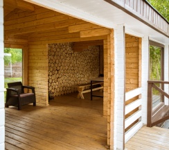 Шале с баней в Фазенда