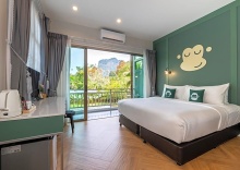 Одноместный номер Standard двуспальная кровать в Blu Monkey Pooltara Krabi Hotel and Villas