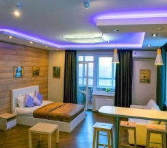 «Sky Apartment ЖК Манхэттен 16 этаж», Студия, Яковлева, 5, ID 74-057 в "ИннХоум Апартаменты"