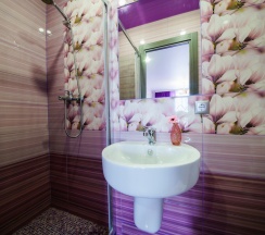 Двухместные апартаменты с видом на город двуспальная кровать в Прометей