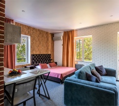 Номер-студио с видом на море в Брют