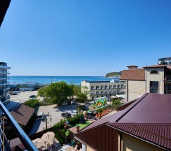 Стандарт с доп. местом и балконом. Вид на море в Val`kont hotel