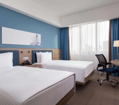 Двухместный номер 2 отдельные кровати в Hampton by Hilton Astana Triumphal Arch