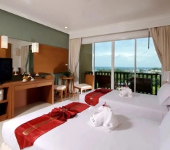 Двухместный номер Princess Deluxe с балконом (двуспальная кровать) в Отель Princess Seaview Resort & Spa