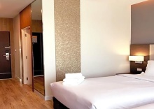 Двухместный номер Deluxe с видом на город двуспальная кровать в Fortune Hotel Buriram