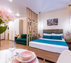 Апартаменты студия Бульвар Ибрагимова 90/2-322 в Sutki Ufa