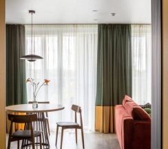 Апартаменты Superior с балконом и с видом на парк в Apartments Malina Baden Studio Color