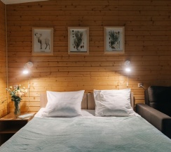 Номер стандарт дуплекс с 1 двуспальной кроватью в Таёжник